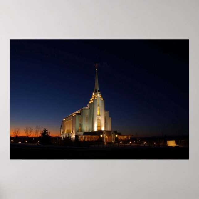 Rexburg LDS-Temple Poster (Framsidan)