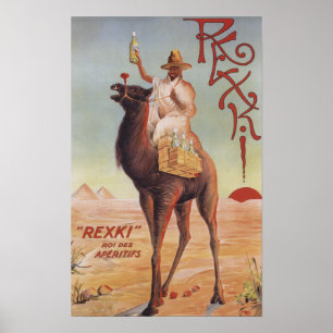 Rexki - kung av för middagLiqueurs Poster