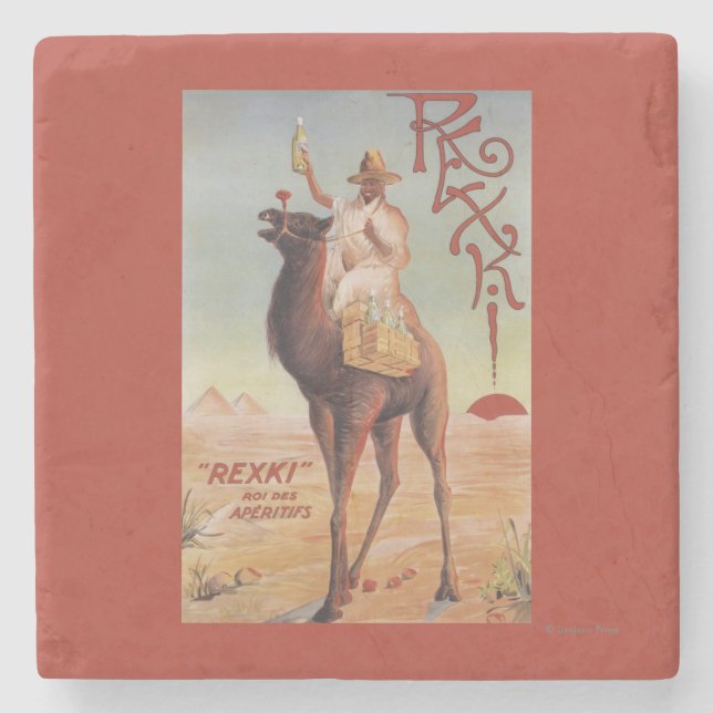 Rexki - kung av för middagLiqueurs Underlägg Sten (Framsidan)
