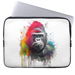 Rey de la Selva: Majestuoso Gorila Laptop Fodral