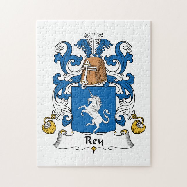Rey familjvapensköld pussel (Vertikal)