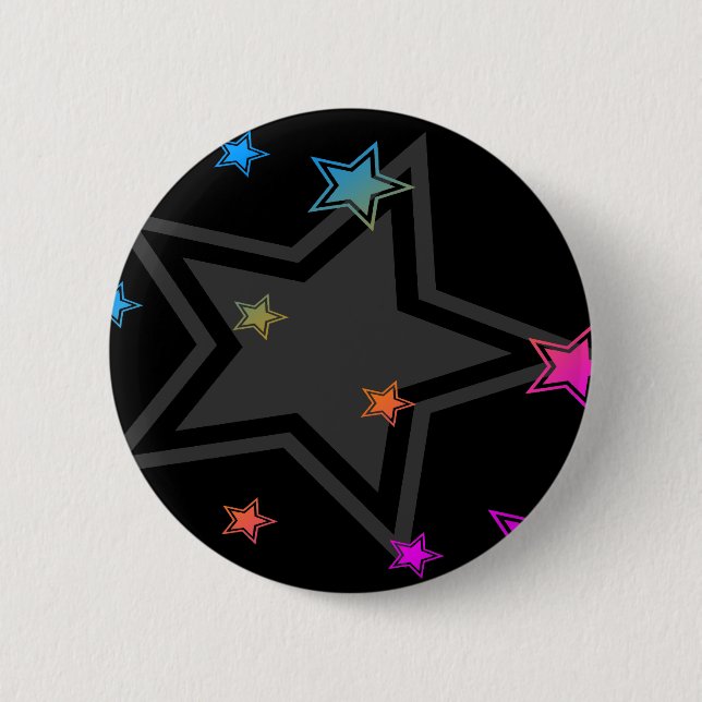 REY TIGER EIGHTIES RETRO DISCO STARS KNAPP (Framsida)