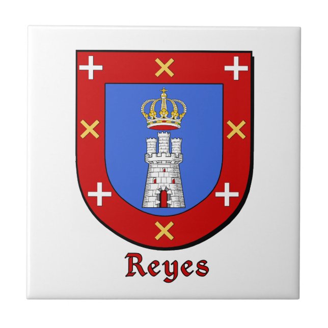Reyes Family Shield Kakelplatta (Framsidan)