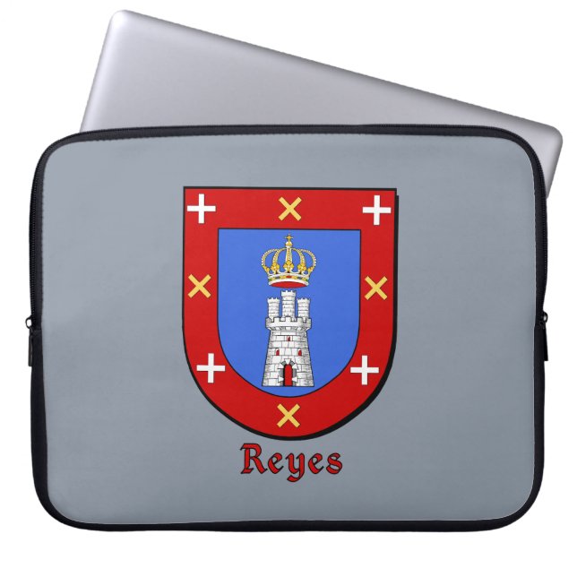 Reyes Family Shield Laptop Sleeve (Framsidan)