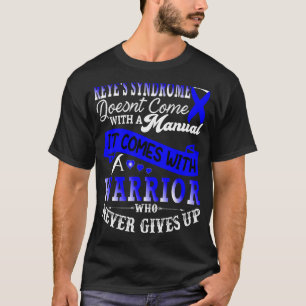 Reye's Syndrome Warrior Awareness Support Blue Rib T Shirt