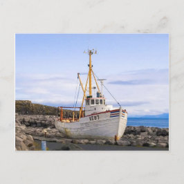 Reykjanesbæ eller Island Boat Vykort