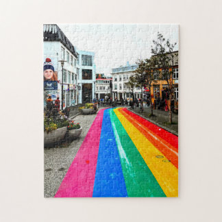 Reykjavik Färgglad Gatulösning Pussel