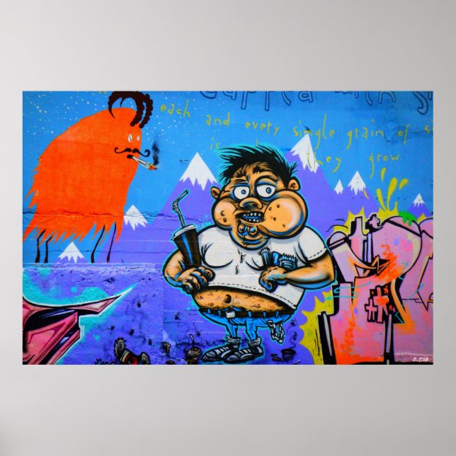 Reykjavik Graffiti Poster (Framsidan)