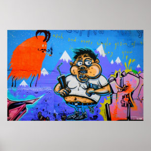 Reykjavik grafitti poster