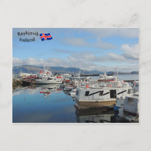 Reykjavik Harbour, Islandet Vykort