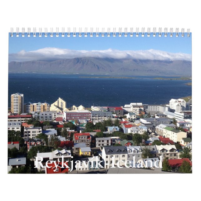 Reykjavík-Iceland Calendar Kalender (Omslag)