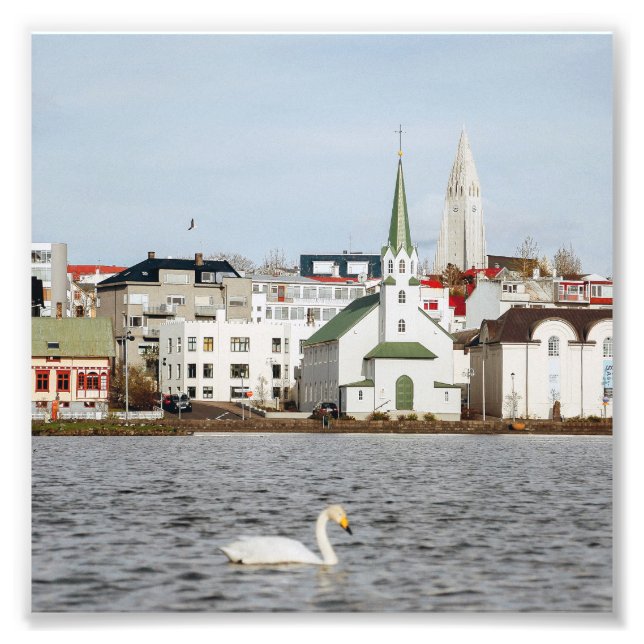 Reykjavik Iceland Fototryck (Framsidan)