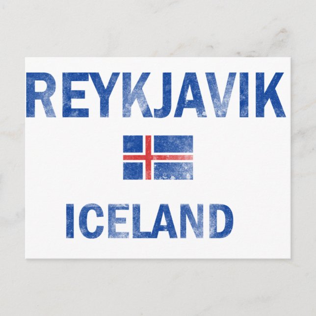 Reykjavik Island Design Vykort (Framsida)