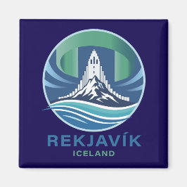 Reykjavik Island Europa Magnet