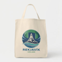 Reykjavik Island Europa Tygkasse