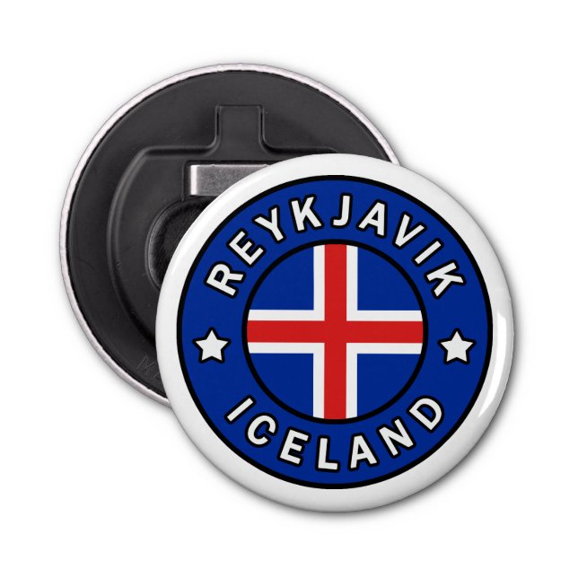 Reykjavik island flasköppnare (Framsidan)