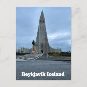 Reykjavik Island Hallgrimskirkja Personalize Vykort