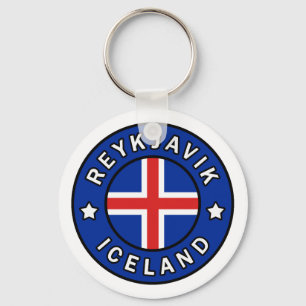 Reykjavik island nyckelring