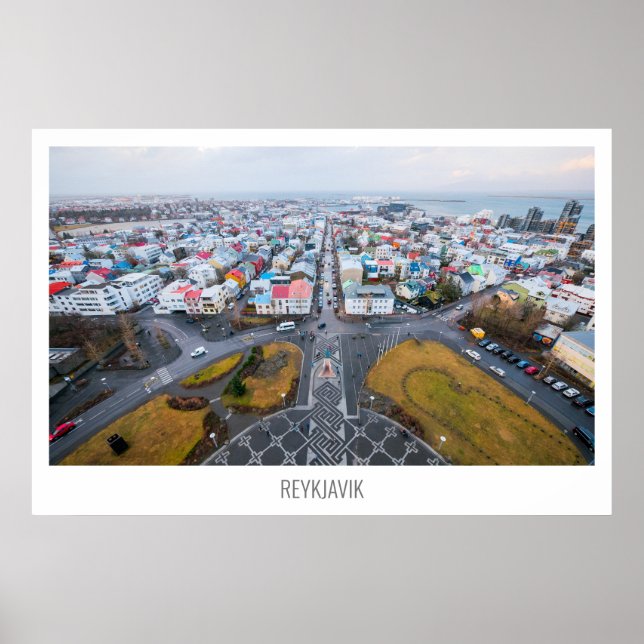 Reykjavik, Island Poster (Framsidan)