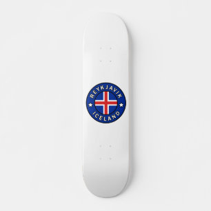 Reykjavik island skateboard bräda 20,5 cm