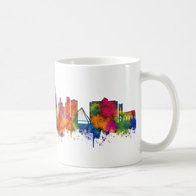 Reykjavik Island Skyline Kaffemugg (Höger)