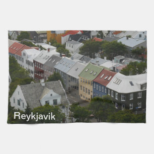 Reykjavik Island Tea Towel Kökshandduk