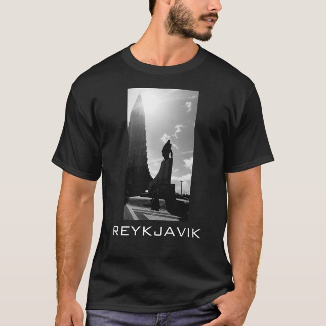 Reykjavik island tee shirt (Framsida)