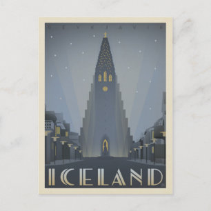 Reykjavik, Island Vykort