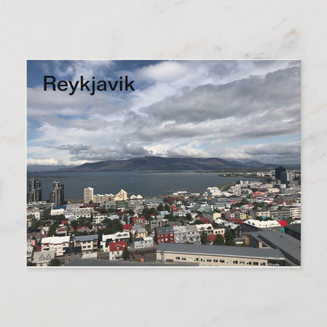 Reykjavik, Island Vykort (Framsida)