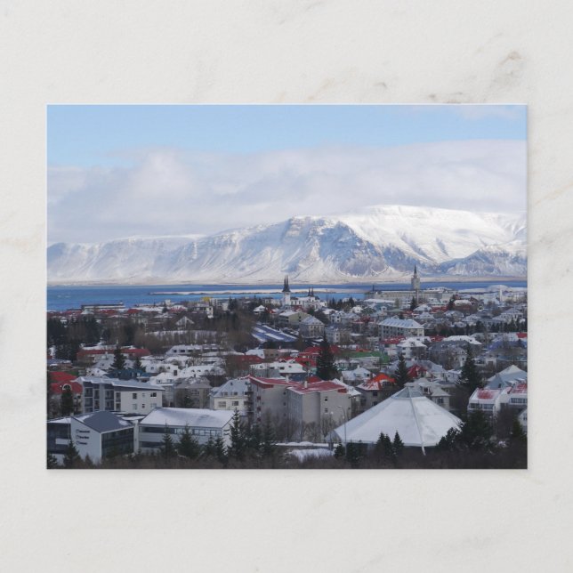 Reykjavík, Island Vykort (Framsida)