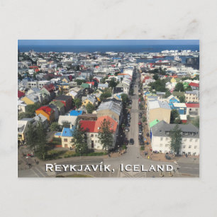 Reykjavík, Island vykort