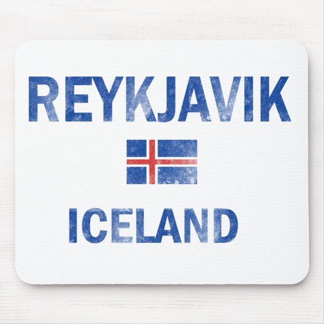 Reykjavik islanddesigner musmatta (Framsidan)