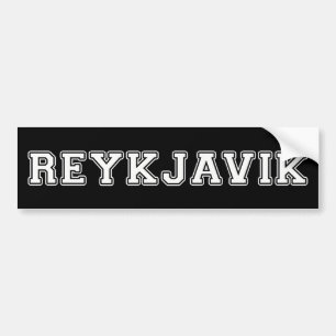 Reykjavik-Islandet Bildekal