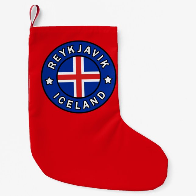 Reykjavik-Islandet Liten Julstrumpa (Framsidan)