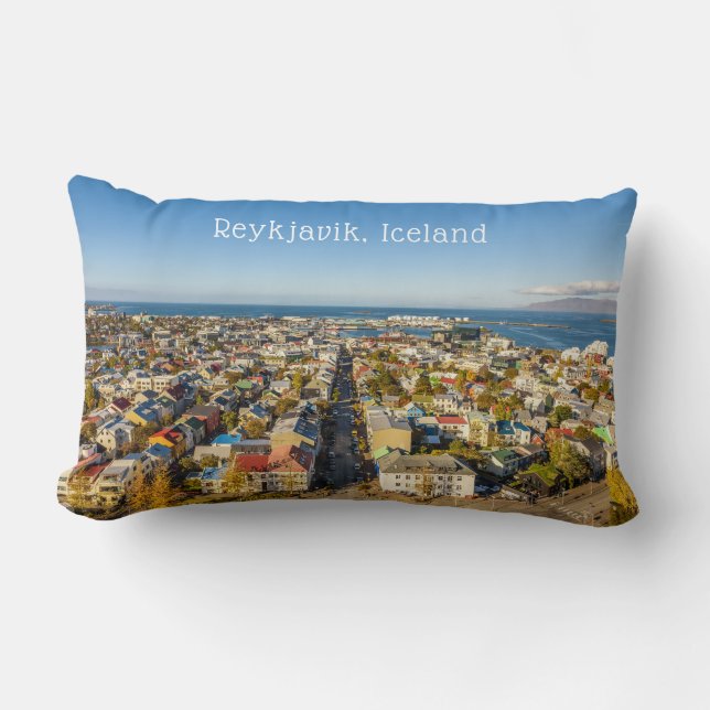 Reykjavik-Islandet Lumbarkudde (Framsida)