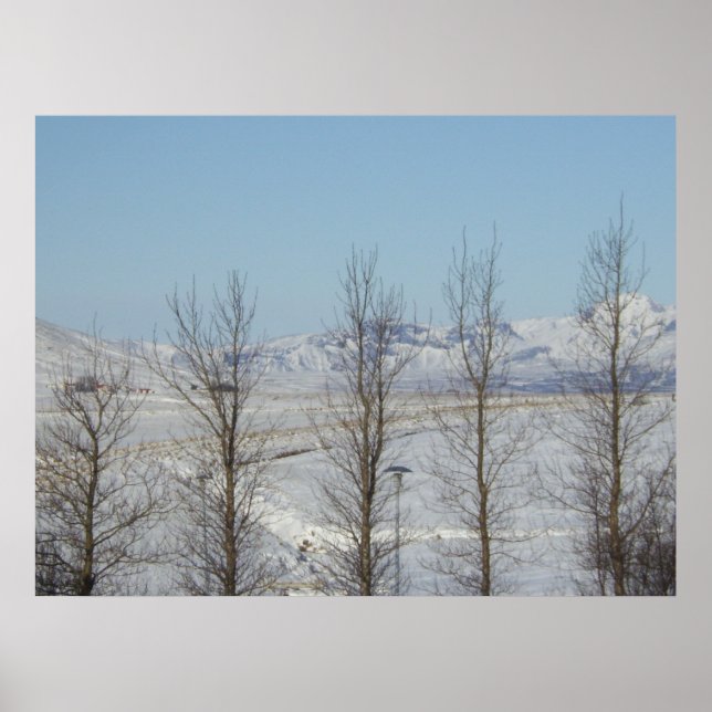 Reykjavik-Islandet Poster (Framsidan)