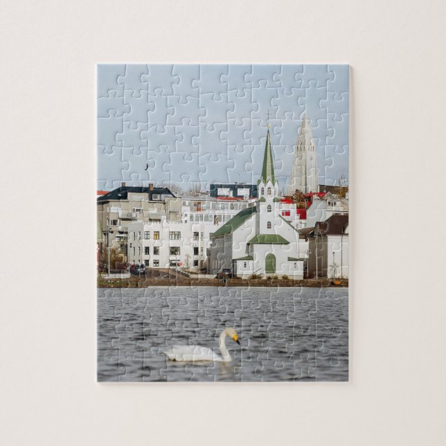Reykjavik-Islandet Pussel (Vertikal)