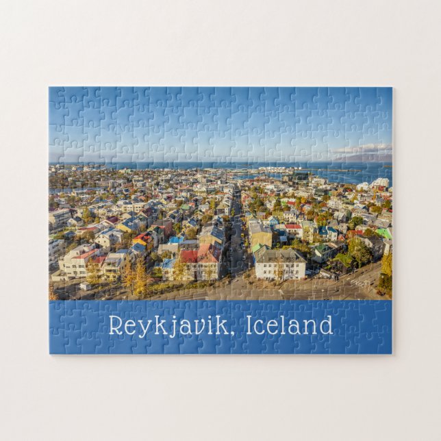 Reykjavik-Islandet Pussel (Horisontell)