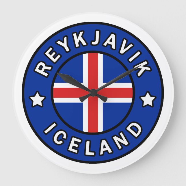 Reykjavik-Islandet Stor Klocka (Framsida)
