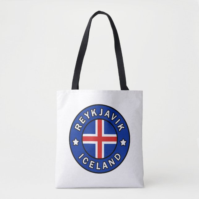 Reykjavik-Islandet Tygkasse (Framsida)