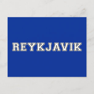 Reykjavik-Islandet Vykort