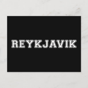 Reykjavik-Islandet Vykort