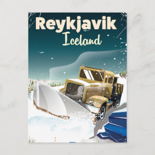 Reykjavik-Islandets reseutskrift Vykort