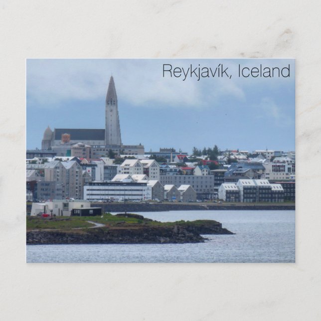 Reykjavík islandvykort vykort (Framsida)