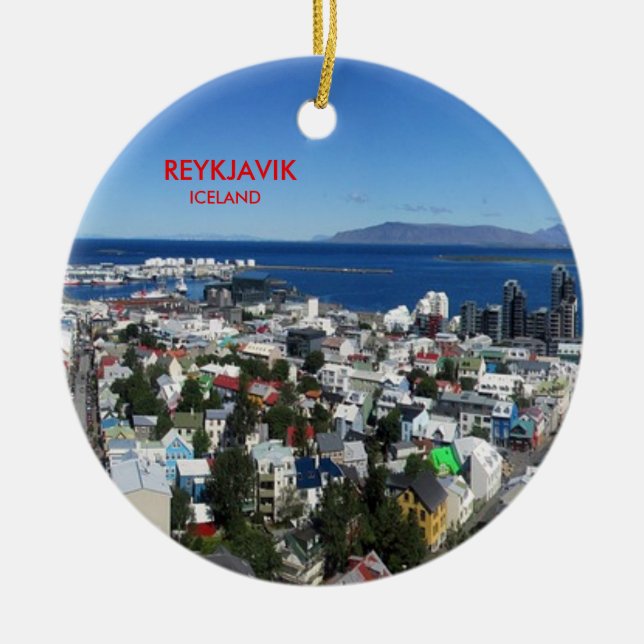 Reykjavik jul Ornament (Framsidan)