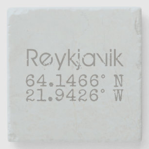 Reykjavik Latitud Longitud Stenunderlägg