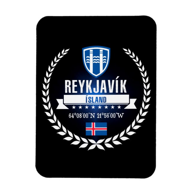 Reykjavík Magnet (Vertikal)