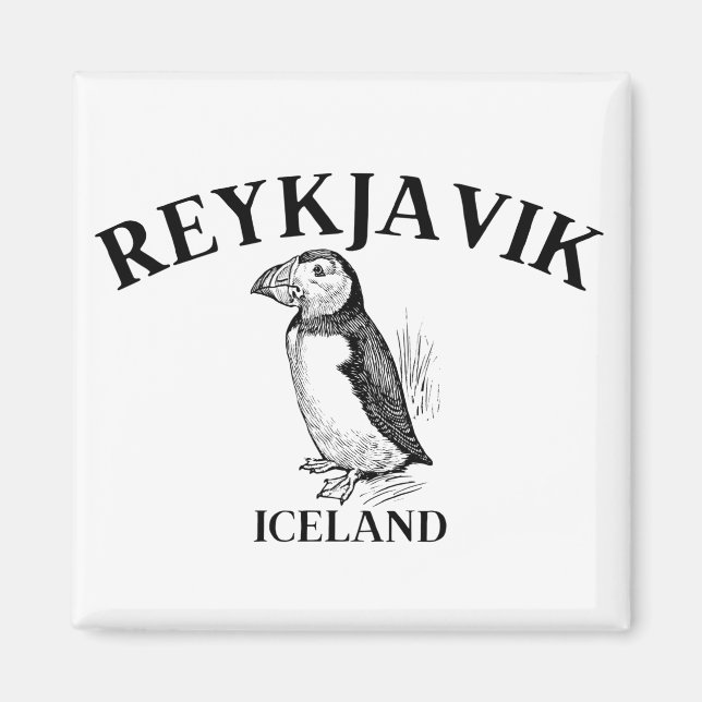 Reykjavik Magnet (Framsidan)