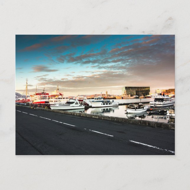 Reykjavik Marina-Islandets vykort (Framsida)