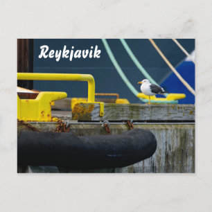 Reykjavik, vykort för Island